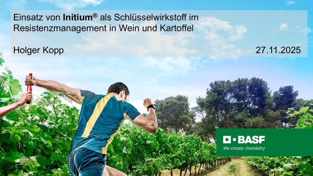 thumbnail of Einsatz von Initium® als Schlüsselwirkstoff im Resistenzmanagement in Wein und Kartoffel