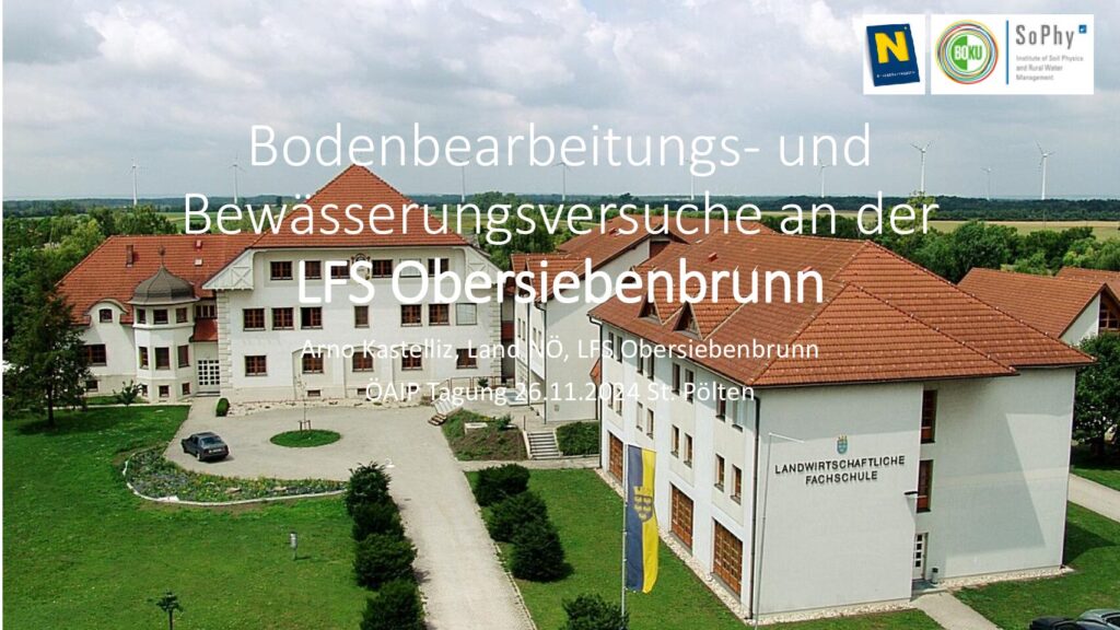 thumbnail of Bodenbearbeitungs- und Bewässerungsversuche an der LFS Obersiebenbrunn