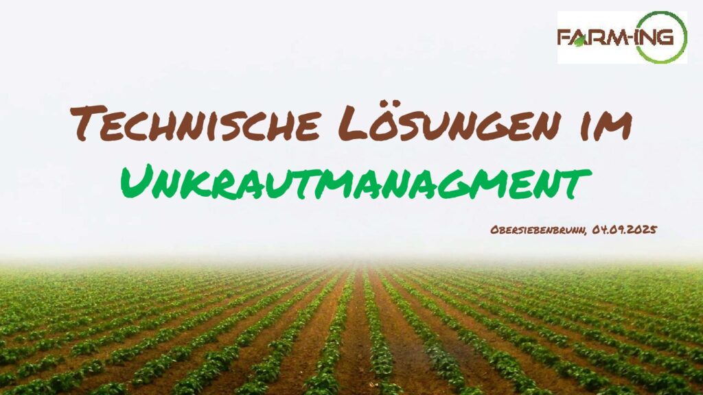 thumbnail of Technische Lösungen im Unkrautmanagement
