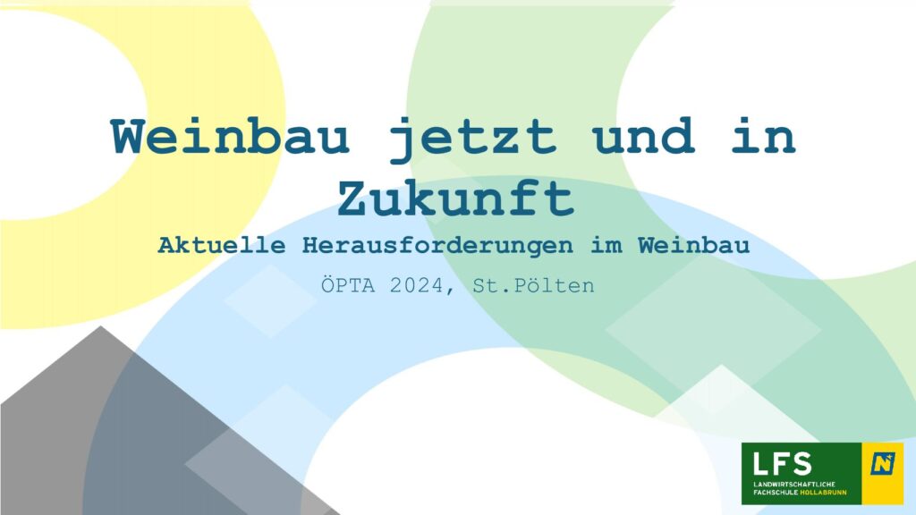 thumbnail of Weinbau jetzt und in Zukunft_Aktuelle Herausforderungen im Weinbau